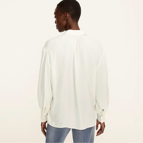 J. Crew Long Sleeve Button Down Shirt with Dress Shirt Collar in Icy Orchid M - Picture 7 of 13